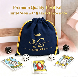 Bolsa de Terciopelo con Cordón y Logotipo Personalizado para Cartas de Tarot, Bolsa para Dados, Perfume de Lujo, Embalaje para Póker, Bolsa de Terciopelo para Joyería - Product Image 1