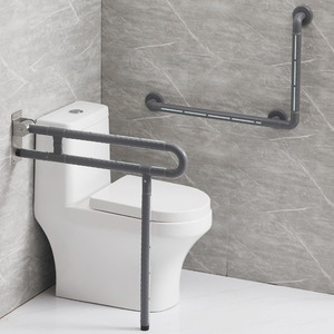 Barre d'appui pliable en acier inoxydable Si Yue pour salle de bain, fixation murale, antidérapante, pliable à 90 degrés, pour la sécurité des personnes âgées et des personnes handicapées - Product Image 4