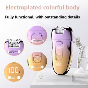 Kemei Appareil d'épilation multifonctionnel rechargeable humide/sec Rasoir électrique pour femme Tondeuse intime KM-7103 - Product Image 3