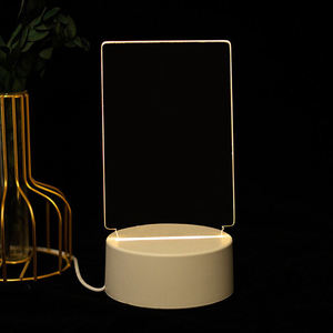Bloc de Dibujo LED, Tablero de Notas Acrílico Luminoso con Soporte y Bolígrafo, Decoración para Interiores, Dormitorios, Tiendas, Restaurantes, Luces Nocturnas - Product Image 3