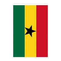 Fabricant en gros de guirlandes de drapeaux du Ghana, taille et motif personnalisés, impression numérique pour décorations