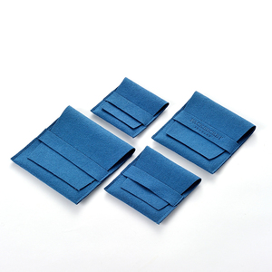 Wholesale Custom Logo Printed Microfiber <b>Envelope</b> Pocket Pouch for Ring and Bracelet Jewelry Packaging - Product Image 3