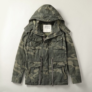 Veste de travail matelassée rétro kaki pour <span class=keywords><strong>homme</strong></span>, épaisse, à multiples poches, pour l'hiver, avec capuche, <span class=keywords><strong>mi</strong></span>-longue, pour l'extérieur - Product Image 4