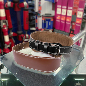 Spor kemer PU deri ayarlanabilir ağır halter erkek kadın koruyucu ekipman eğitim Squat spor bel - Product Image 1