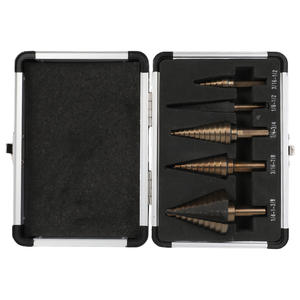 ชุดดอกสว่านเจาะรูแบบหลายขนาด 5 ชิ้น มาตรฐานอังกฤษ วัสดุอะลูมิเนียม รูปทรงเจดีย์ สีดำและเหลือง สำหรับงานข้ามประเทศ - Product Image 3