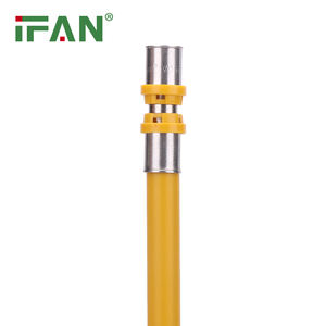 IFANガス管継手ASTM D2513 16-32MM真鍮PEXプレス継手黄色真鍮ガス管継手 - Product Image 4