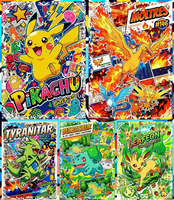 Tarjeta Coleccionable de Fan Art de Doble Cara YS B5, Serie Cosmic Code Lost, Squirtle y Otros Personajes Clásicos, Tarjeta Impresa