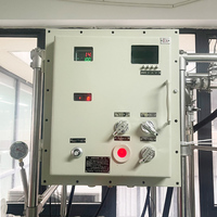 Sistema de destilación molecular de película limpiada de vidrio de alto vacío eléctrico Yangmai con bomba de motor de alta presión