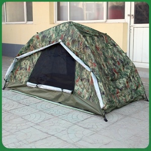 Tente de camouflage pour 2 personnes, en nylon imperméable, protection UV, ouverture rapide, légère, pour les voyages en plein air - Product Image 2