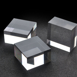 Rắn rõ ràng Acrylic khối hiển thị tùy chỉnh trong suốt Acrylic hiển thị đứng rõ ràng Acrylic vuông cơ sở khoáng sản đứng - Product Image 2