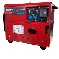 220V 230V 240V 380V AC Einphasiger Diesel-Inverter-Generator 6,5-7KW Tragbarer Leiser Generator