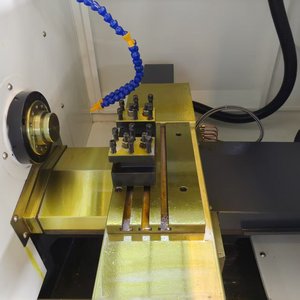 Mini High Speed Precision Cnc Torno Metal Cutting Lathe Machine Flat <b>Bed</b> Small Metal Horizontal Educational Cnc Lathe Machine - Product Image 6