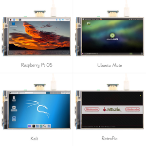 4 inch IPS <span class=keywords><strong>LCD</strong></span> màn hình mô-đun màn hình <span class=keywords><strong>800x400</strong></span> 4.0 \ "điện dung hiển thị GPIO cảm ứng điện trở bảng điều chỉnh âm thanh đầu ra cho Raspberry Pi - Product Image 4