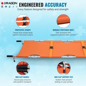 Precio de Fábrica, Camilla de Emergencia Médica Plegable Doble para Ambulancia de Rescate y Bomberos, Personalizable - Product Image 3