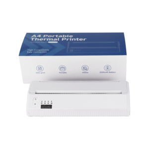Impresora Térmica Portátil de Papel en Rollo Tamaño A4 MHT-P8008WD para Impresión Inalámbrica de Documentos <span class=keywords><strong>PDF</strong></span>, <span class=keywords><strong>Word</strong></span> y Excel - Product Image 2