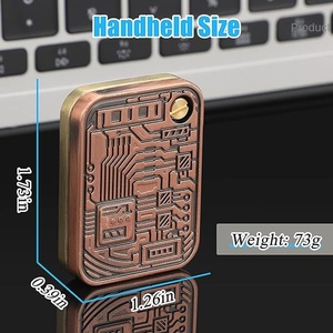 Three-Body <b>Pop</b> Coin Poker AK <b>Push</b> Card PPB Durable Metal Decompression Toy for Hand Pushing Coins Fidget Spinners Product - Product Image 5