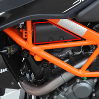 لوح حماية للدراجات النارية من ألياف الكربون الجافة 100% بنمط تويل 3K بأسعار الجملة لـ KTM 390 2017-2023