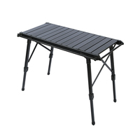 Feistel Vente en gros BBQ extérieur IGT Table de camping Table de camping pliante détachable en alliage d'aluminium