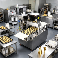 Équipement commercial multifonctionnel pour la production et la vente de biscuits, distributeur automatique de biscuits
