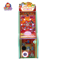Balle porte-bonheur à jetons 2 enfants Machine de jeu d'arcade billet de carnaval rachat attraper balle dispositifs d'amusement
