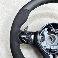 Volant en cuir pour BMW M2 M3 M4 M5 M6 X5M F30 F10 F20 F35 F22 F18 F07 F01 E90 E92 E46