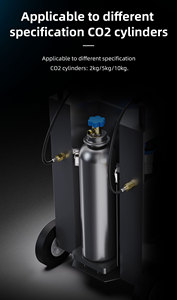 WDF X744 Haut de gamme Entièrement automatique Machine à gaz pour véhicules à essence et à gazole CO2 R744 Écran tactile 10,1 pouces Manomètre numérique 600W - Product Image 5