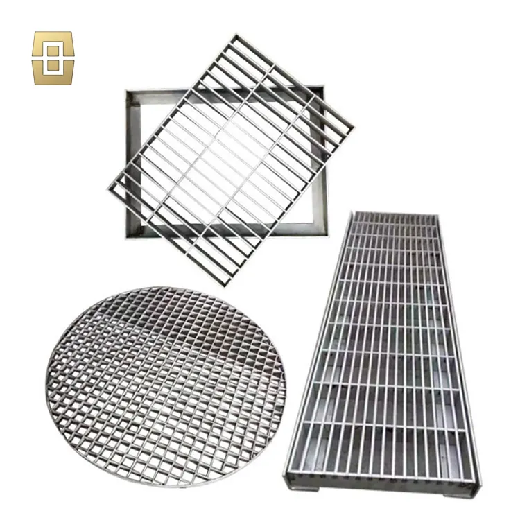 600x600 steel recessed sink overflow hole cover steel sewer manhole drain cover heavy duty trench drain grates