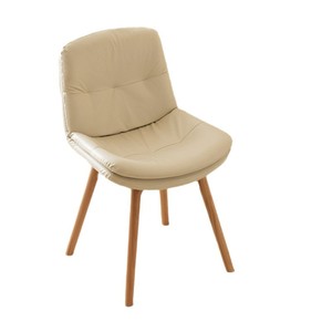 <span class=keywords><strong>Silla</strong></span> de ordenador sedentaria y cómoda para dormitorio de niña, mesa de maquillaje, <span class=keywords><strong>silla</strong></span> con respaldo, patas giratorias de madera maciza, moderna - Product Image 5
