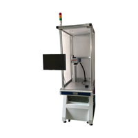 Nouvelle machine de marquage laser à fibre de 50W haute précision, sécurisée et fermée, refroidie par air, graveur métallique DXF pour gravure profonde de l'acier inoxydable