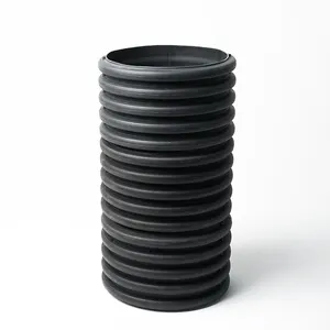 18 Inch HDPE Plastic Drriveway Culverts Pipe for Sale 300 400 600 Double Wall Corrugated HDPE Pipe SN8