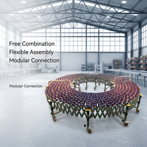Convoyeur à rouleaux pour le déchargement des palettes en entrepôt, système de stockage à flux libre par gravité, fabricant - Product Image 5