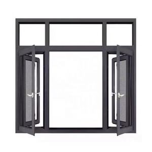 Fenêtres en aluminium à rupture <span class=keywords><strong>de</strong></span> pont thermique pour maisons, fenêtres en verre DQ20, fenêtres en aluminium à double vitrage, portes - Product Image 6