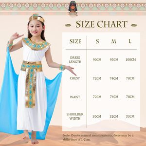 Costume da Cleopatra per Bambini, Vestito per Cosplay di Halloween, <span class=keywords><strong>Abbigliamento</strong></span> da Regina d'Egitto Cleopatra VII per Bambini - Product Image 6