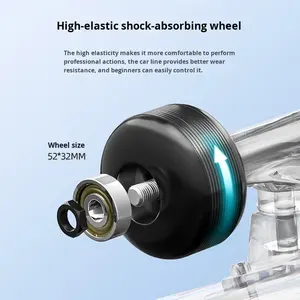 Skateboard pour débutants, idéal pour les figures professionnelles, 7 couches d'érable canadien, double kick concave, standard et pour les figures. - Product Image 2