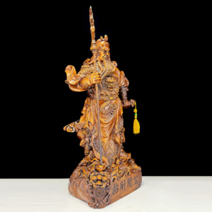 Décoration de la maison Feng Shui Fortune <span class=keywords><strong>Guan</strong></span> <span class=keywords><strong>Yu</strong></span> Ornements Fortune-making Résine Station <span class=keywords><strong>Guan</strong></span> Gong Bouddha <span class=keywords><strong>Statue</strong></span> Ornements - Product Image 4
