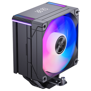 مبرد وحدة المعالجة المركزية SNOWMAN بإضاءة RGB لأجهزة الكمبيوتر المخصصة للألعاب، متوافق مع Intel وAMD، مع شاشة عرض لدرجة الحرارة في الوقت الفعلي وأنابيب حرارية - Product Image 1