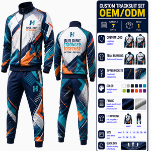 Performa Layanan OEM Sesuai Pesanan OEM, Setelan Olahraga Custom Logo OEM untuk Acara Olahraga Perusahaan - Product Image 1