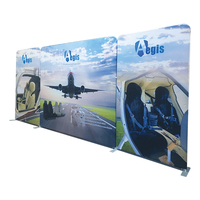 Stand de salon professionnel modulaire pliable et amovible, stand d'exposition portable, stand de convention