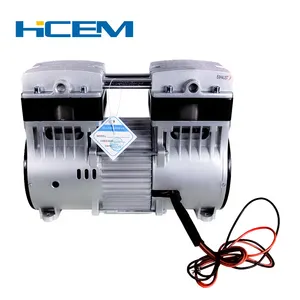 Hcem Trung Quốc nhà máy 2 năm bảo hành Piston dầu miễn phí Máy nén khí bơm 130lpm 220V im lặng Pond sục khí máy nén