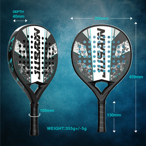 Vợt cầu lông carbon Jusain tùy chỉnh 3k, vợt padel tennis carbon, vợt cầu lông bãi biển, vợt padel - Product Image 4