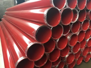 Tuyau d'acier sans soudure pour la lutte contre l'incendie, revêtu de plastique, DN 100 mm, Sch40, conforme ASTM A53/106 Gr B, vente en gros en Asie du Sud-Est - Product Image 3