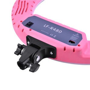 Anneau lumineux pour studio <span class=keywords><strong>photo</strong></span> 100W, 480 <span class=keywords><strong>LED</strong></span>, LF-R480, anneau lumineux à intensité variable - Product Image 5