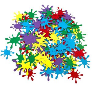 Décorations de fête en papier coloré DAMAI Paint Splash Confetti pour anniversaire, mariage, utilisation en intérieur - Product Image 2