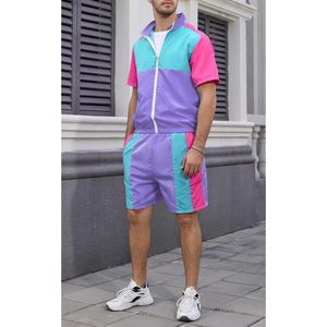 Conjunto Deportivo Yisfri para Hombre, Estilo Vintage de los 80s y 90s, Chaqueta Cortavientos, Secado Rápido - Product Image 5
