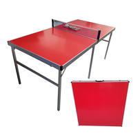 Planche de tennis en MDF pour table de ping-pong pliante intérieure-extérieure portable pour la maison et l'extérieur