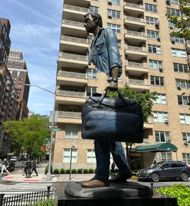 Statue des Voyageurs en bronze personnalisée, sculpture moderne abstraite de figures humaines, art inspiré de Marseille, statue des Voyageurs - Product Image 4