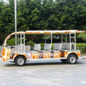 Bus électrique de tourisme à toit ouvert à motif girafe pour parc animalier et navette de passagers - Product Image 6