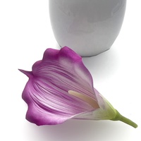 Hochwertige EVA Real-Touch Calla-Lilie Einzelstiel Künstliche Blume Realistische Künstliche Calla-Lilienköpfe für Arrangements und Partys