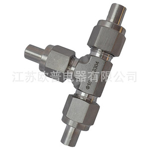 Conector en T soldado SUS304 para tubería de instrumentos, acero inoxidable 10 - Product Image 3