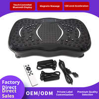 Plateforme vibrante de fitness verticale de haute qualité en ABS, ultra-mince, pour amincissement corporel, charge 150 kg, vente en gros
